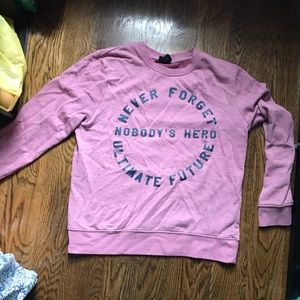 H&M Sweater Pull Over Fuscia Medium